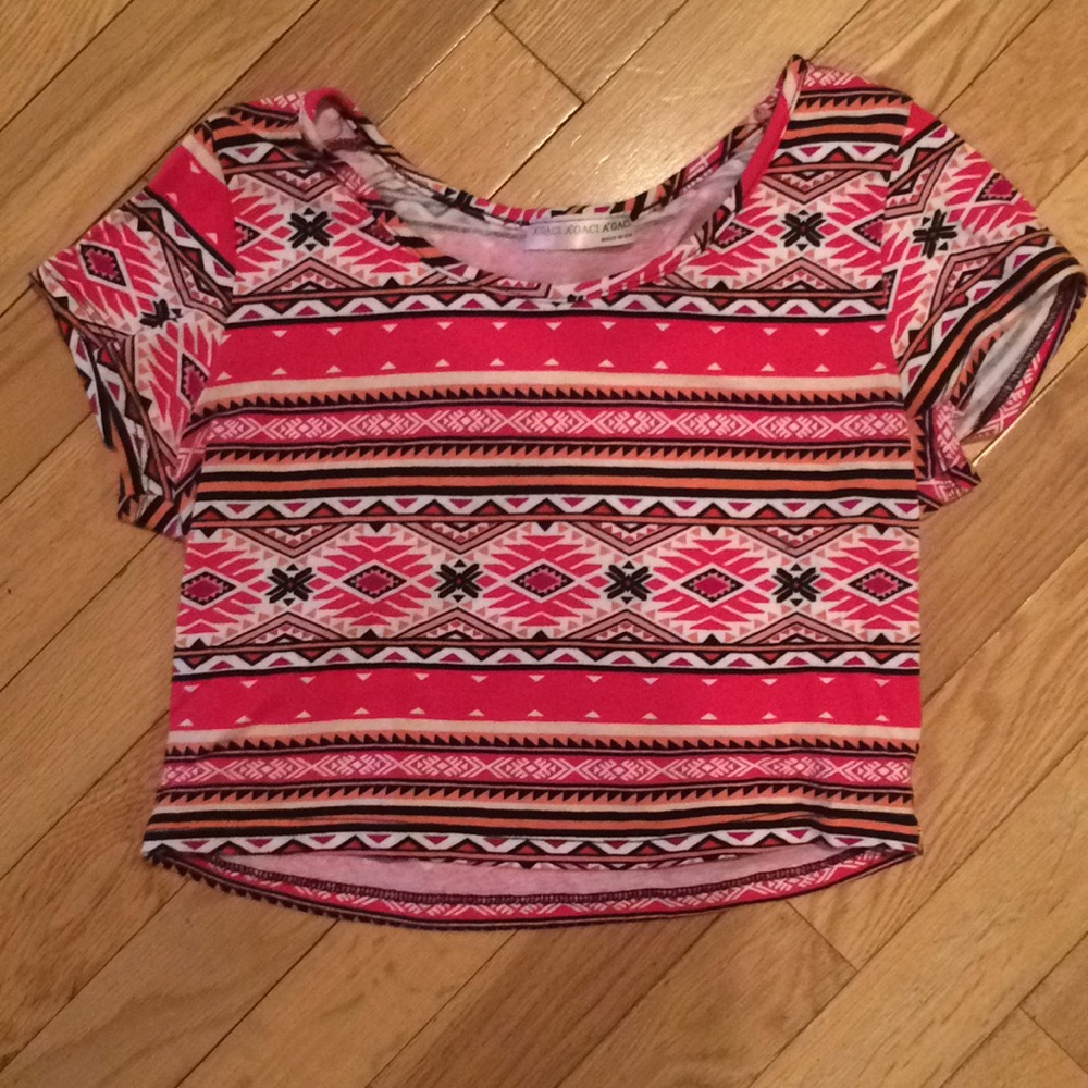 Patterned crop top
